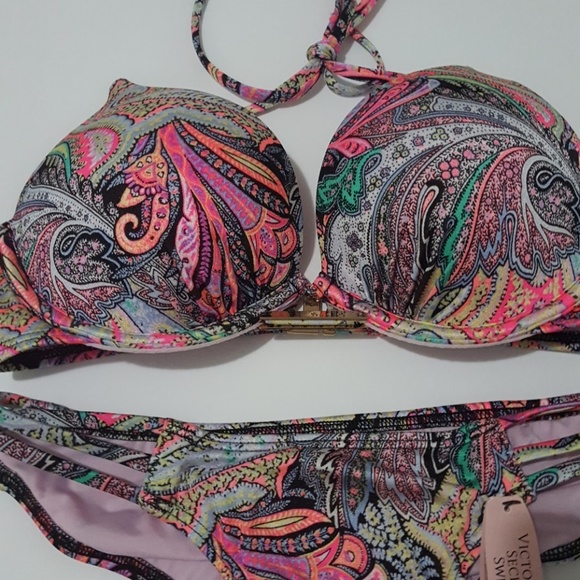 Victoria's secret 32C XSMALL BOMBSHELL BIKINI  NEW - Picture 3 of 4